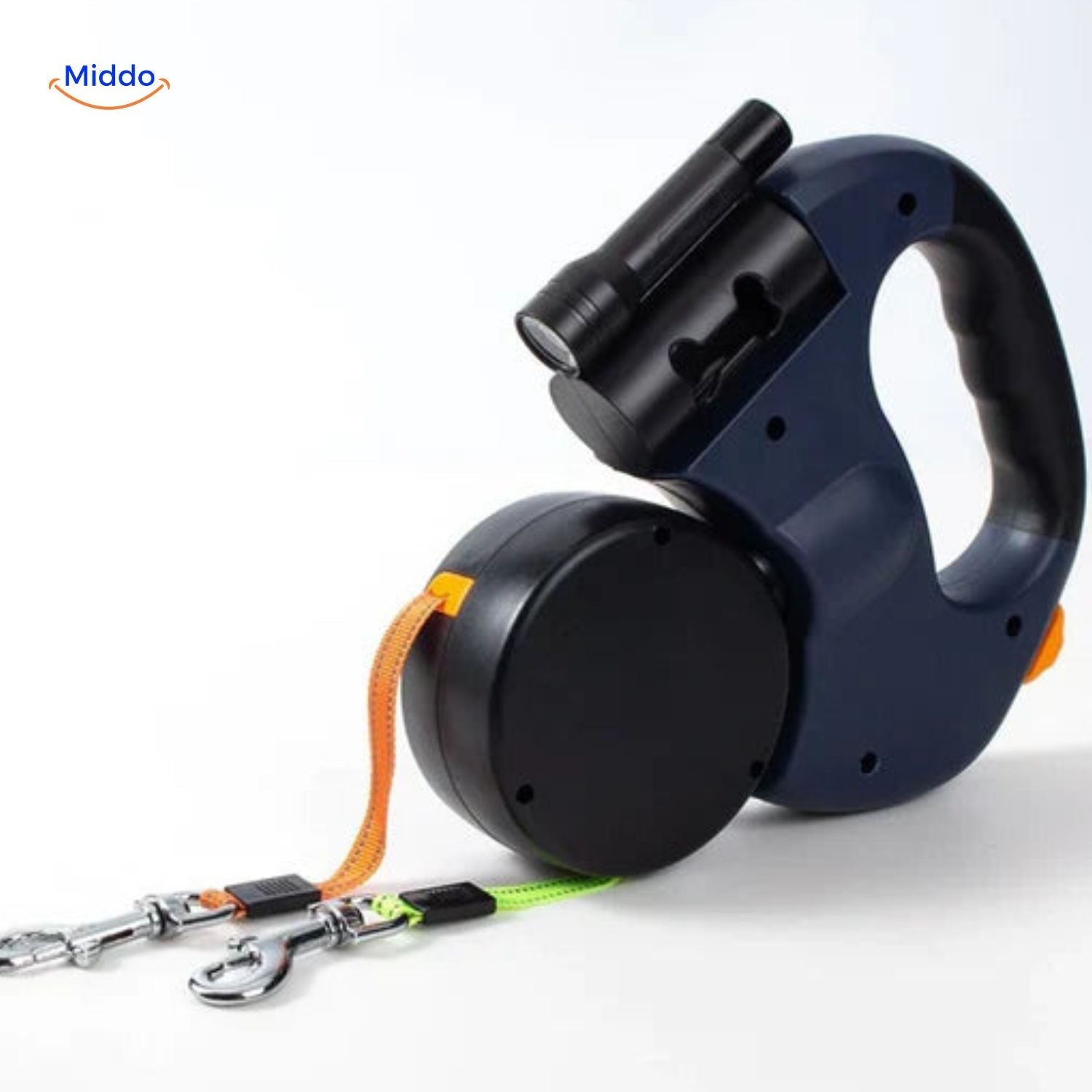 Twintails™ Easywalk | 2-in-1 Retractable Leash for Small and Medium Dogs
