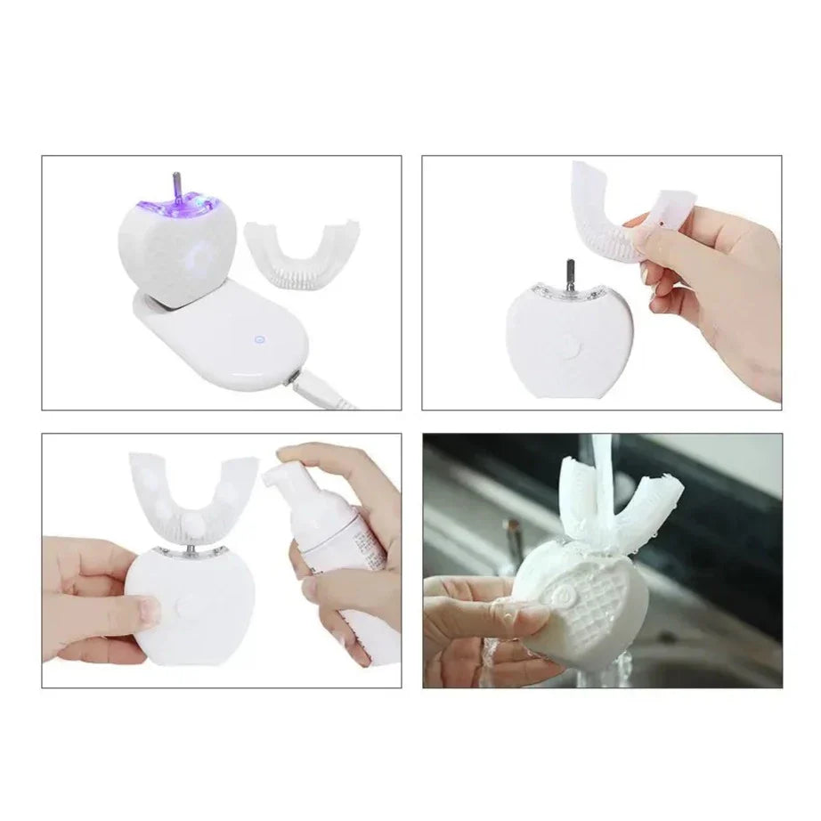 U-Shaped Silicone Toothbrush