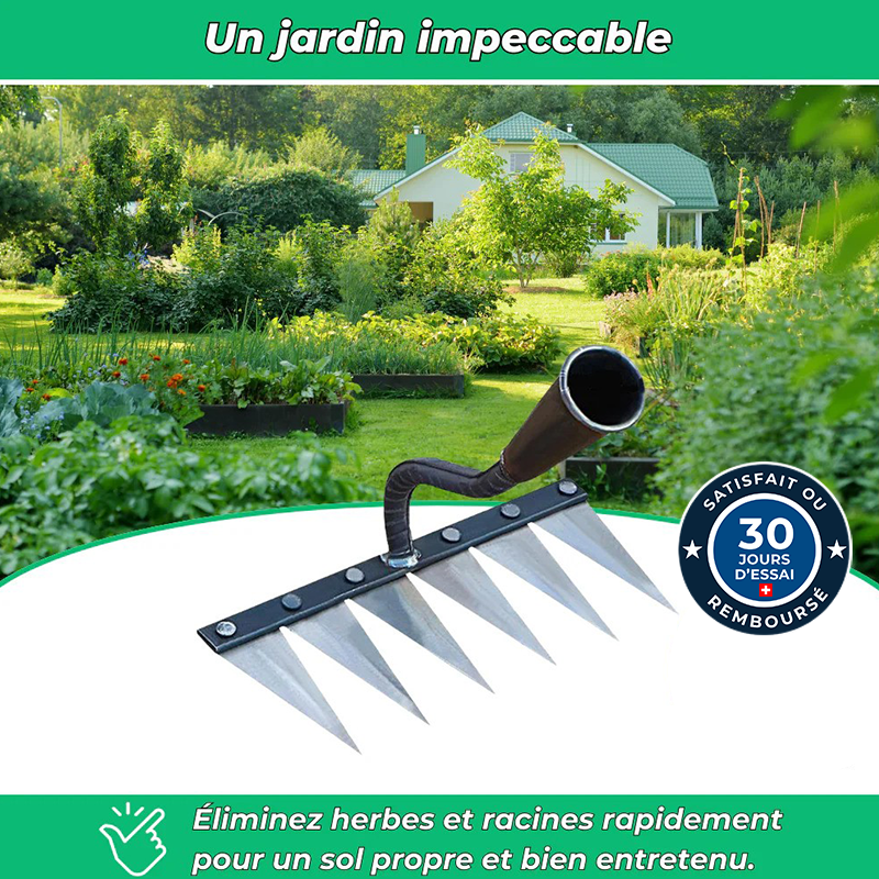 Ultra-Efficient Reinforced Weeding Rake