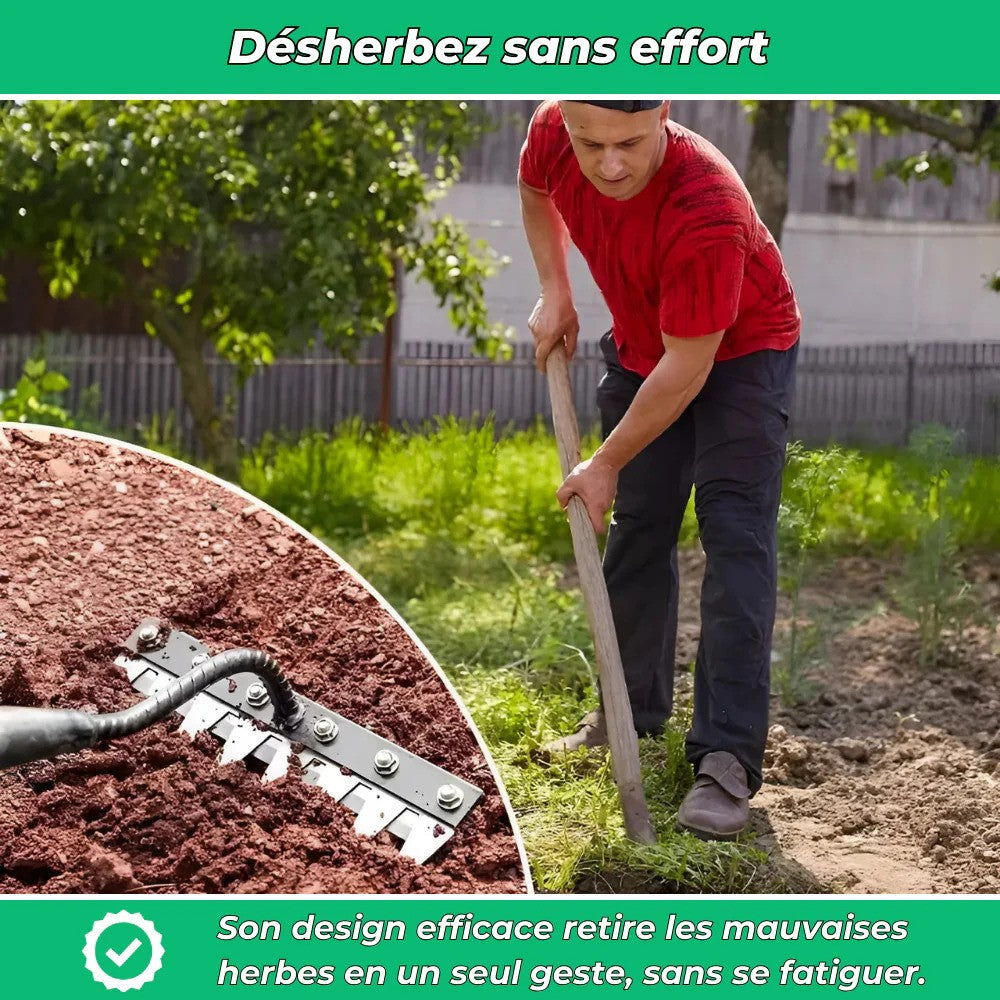 Ultra-Efficient Reinforced Weeding Rake