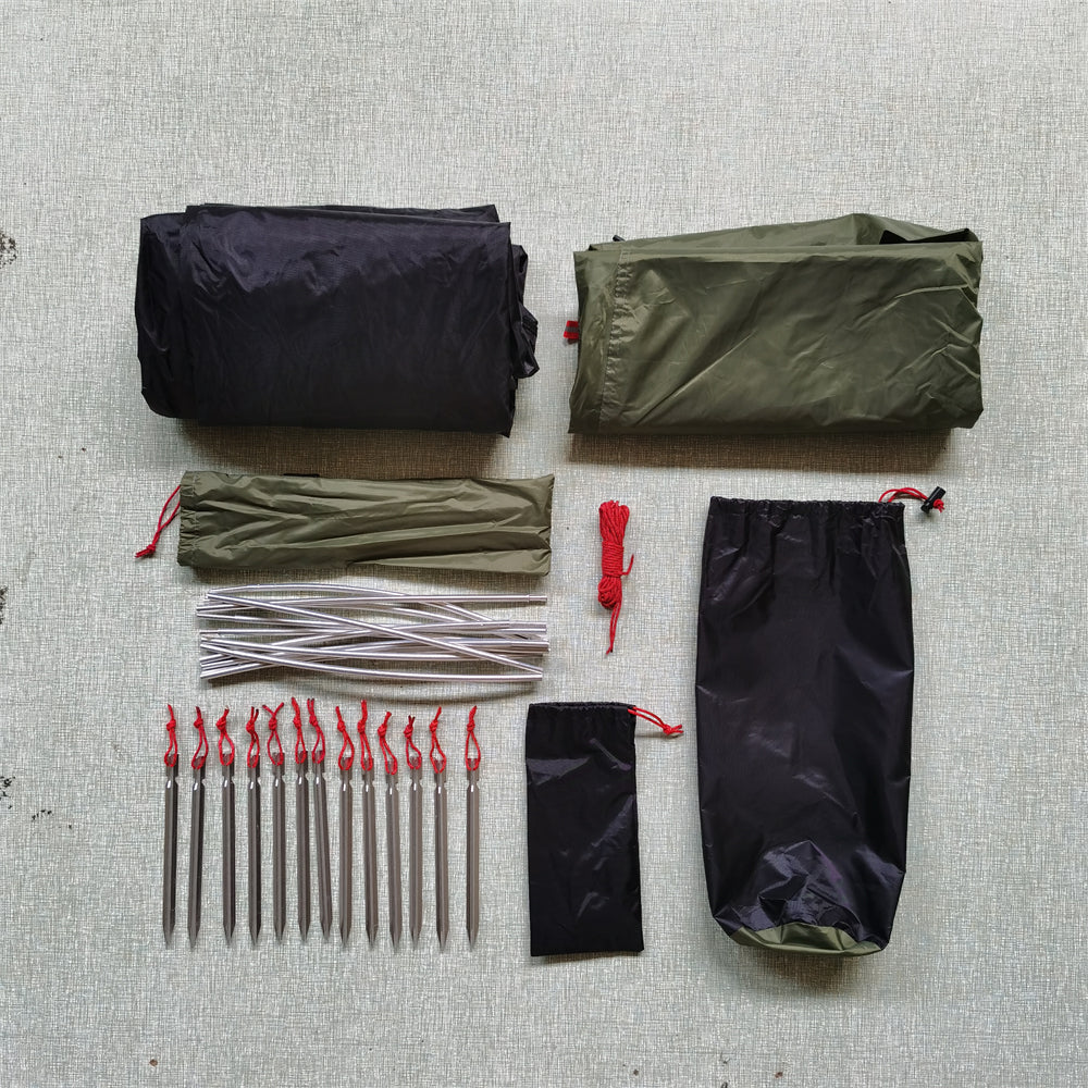 Ultralight 1-Person All-Season Backpacking Tent