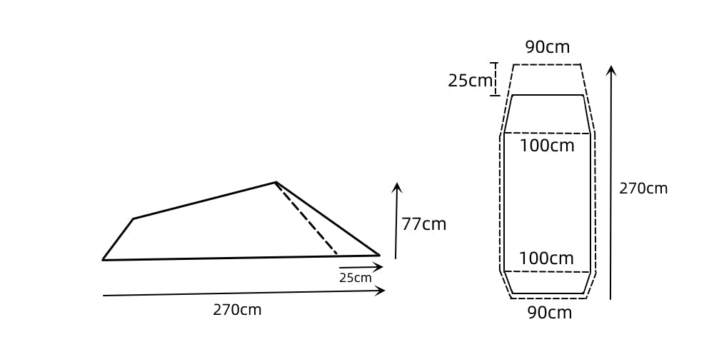 Ultralight 1-Person All-Season Backpacking Tent