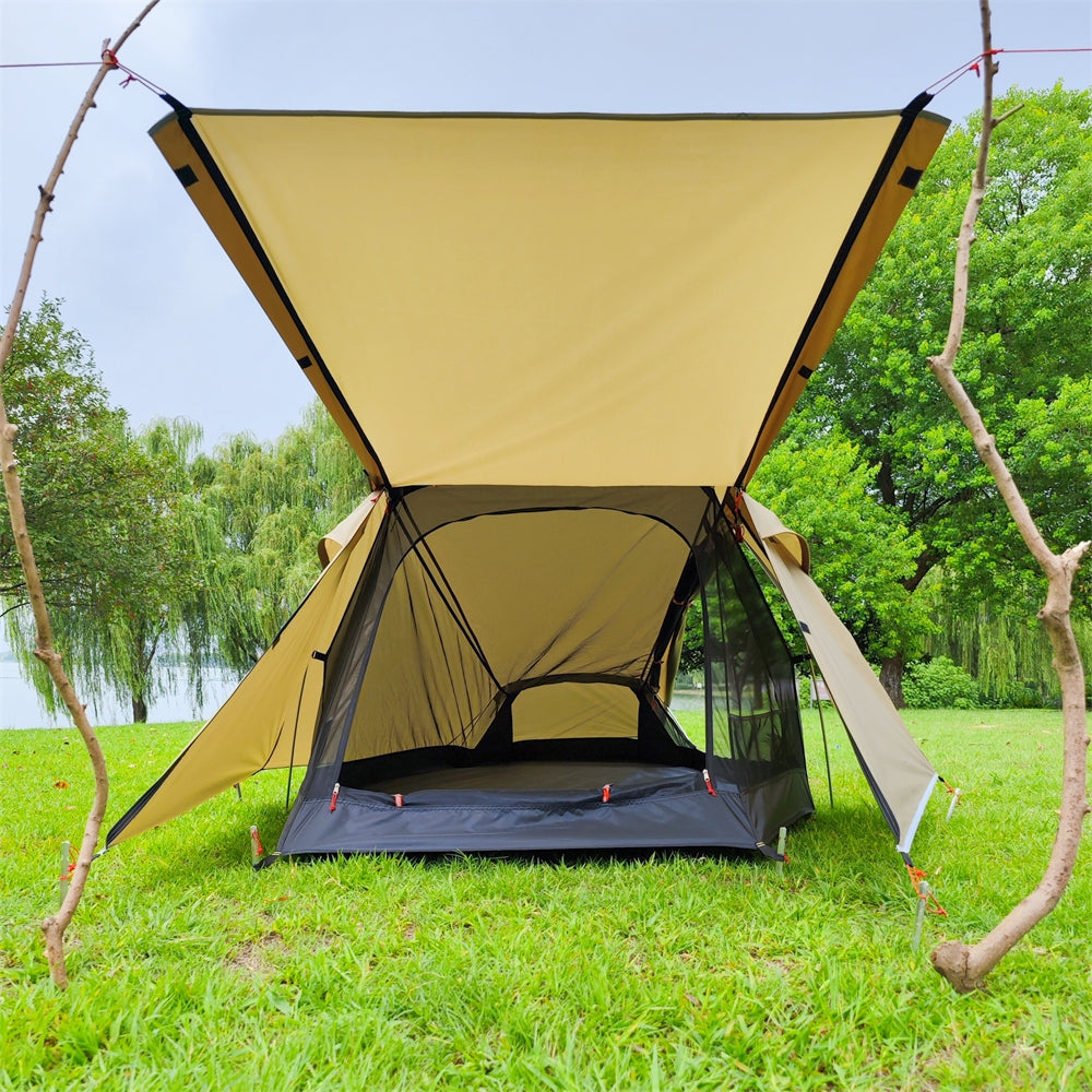 Ultralight 2-Person Tunnel Camping Tent - Waterproof & Spacious