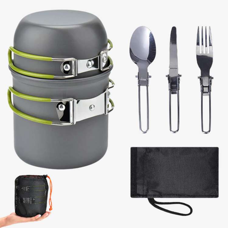 Ultralight Camping Cookware Set