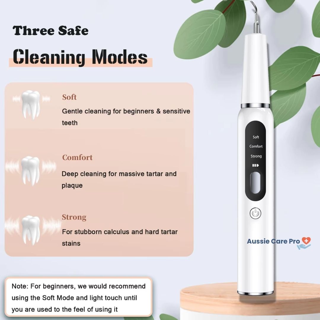 Ultrasonic Dental Plaque Remover – Rechargeable Teeth Cleaner