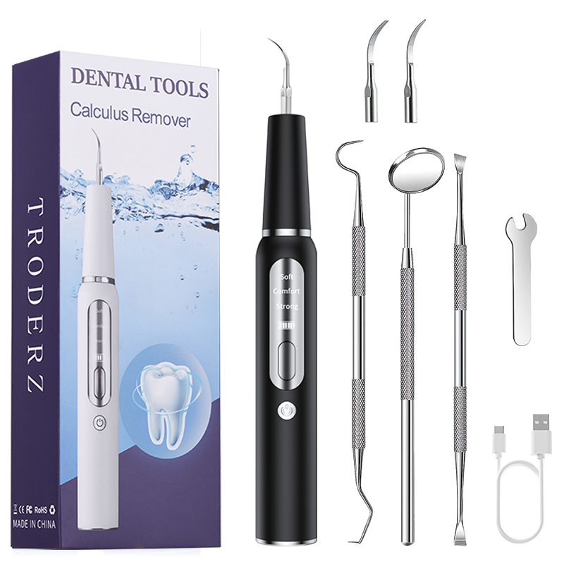 Ultrasonic Dental Plaque Remover – Rechargeable Teeth Cleaner
