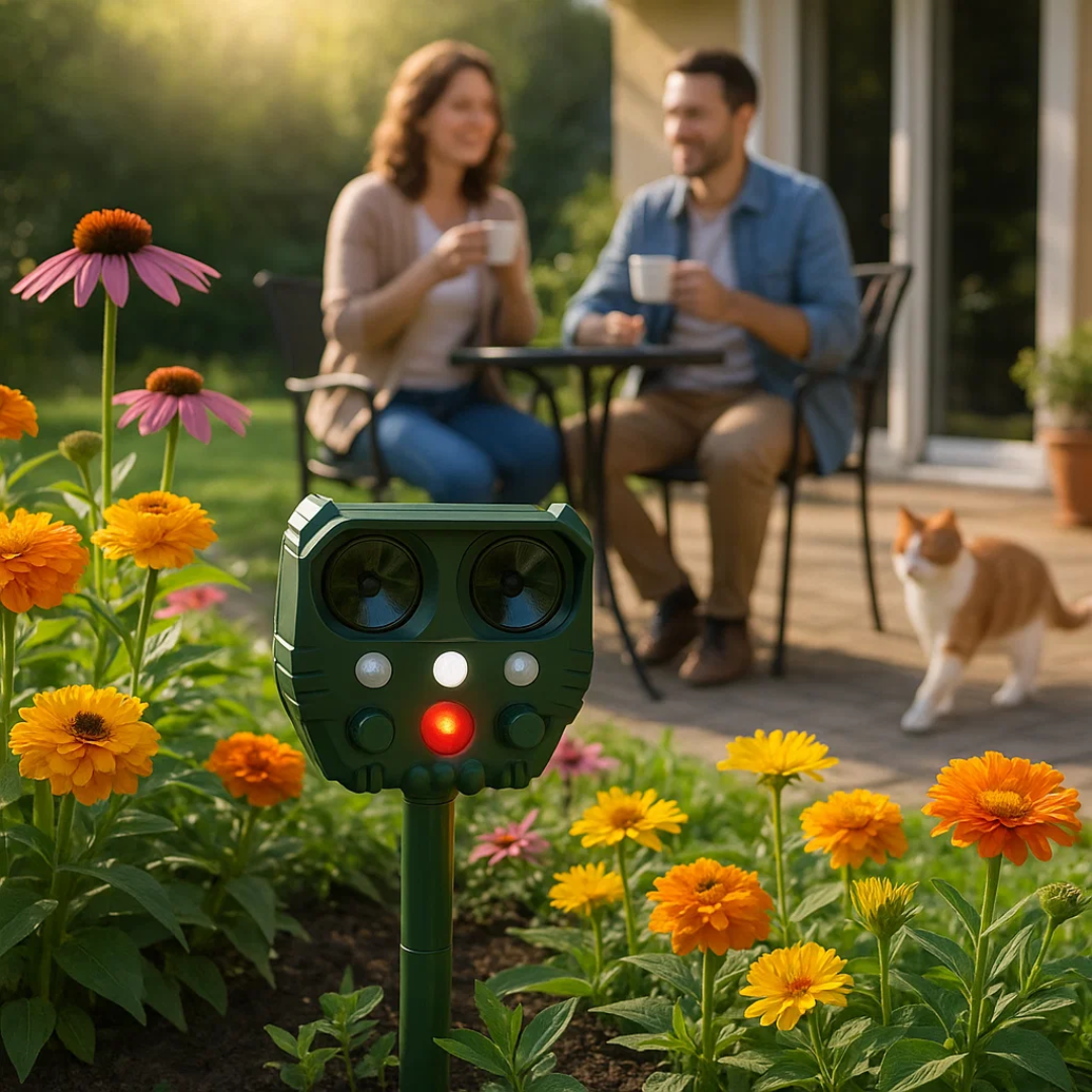 UltraSonic | Ultrasonic and Noise Sonar Repellent for Cat, Fox, Rat, Squirrel, and Dog