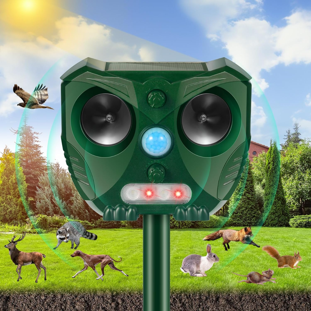 UltraSonic | Ultrasonic and Noise Sonar Repellent for Cat, Fox, Rat, Squirrel, and Dog