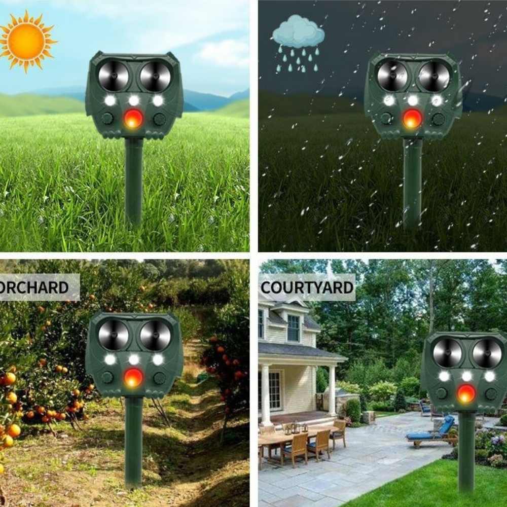 UltraSonic | Ultrasonic and Noise Sonar Repellent for Cat, Fox, Rat, Squirrel, and Dog