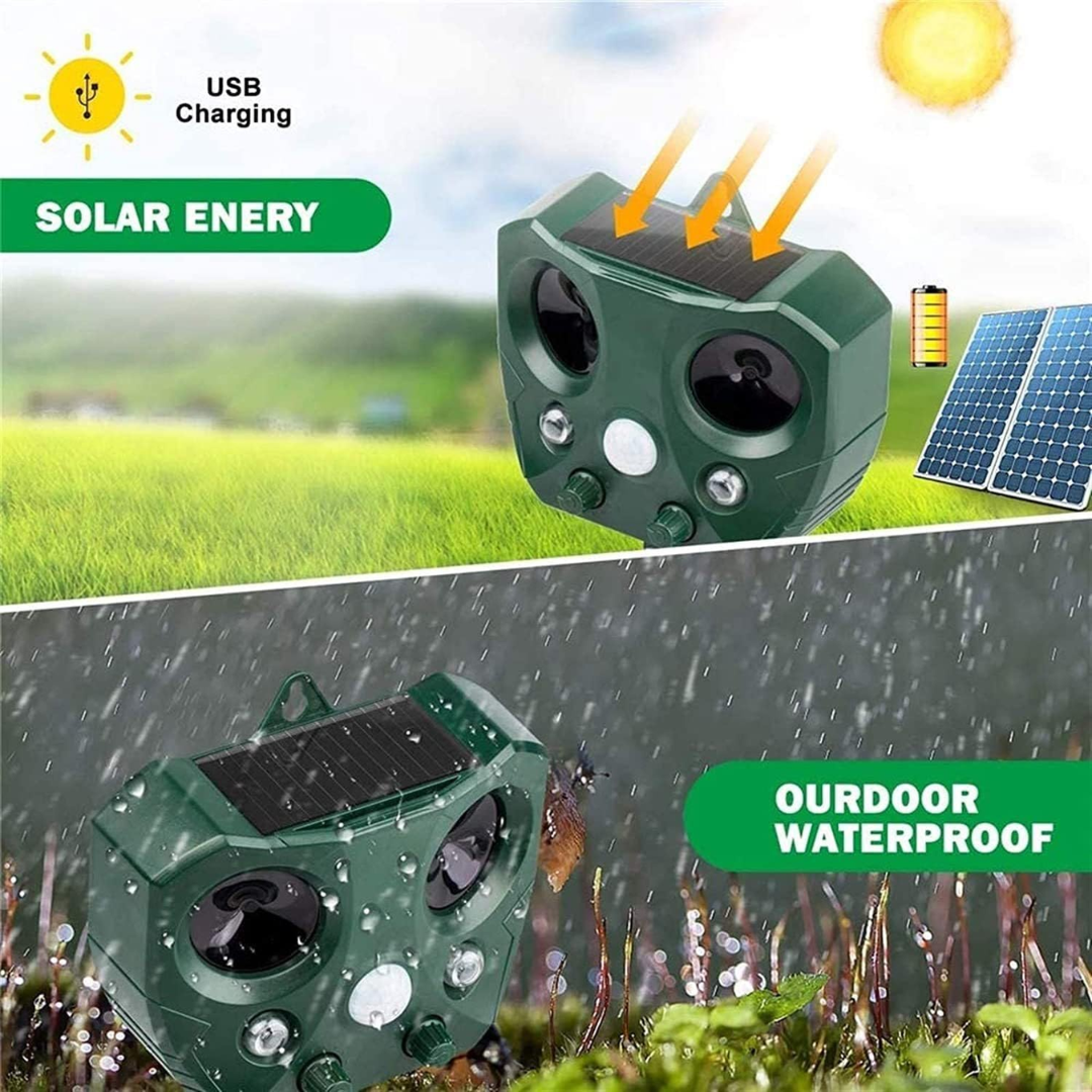 UltraSonic | Ultrasonic and Noise Sonar Repellent for Cat, Fox, Rat, Squirrel, and Dog