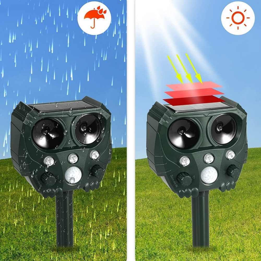 UltraSonic | Ultrasonic and Noise Sonar Repellent for Cat, Fox, Rat, Squirrel, and Dog