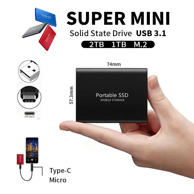 Ultraspeed 2TB External SSD: SpeedDrive Pro for Professionals