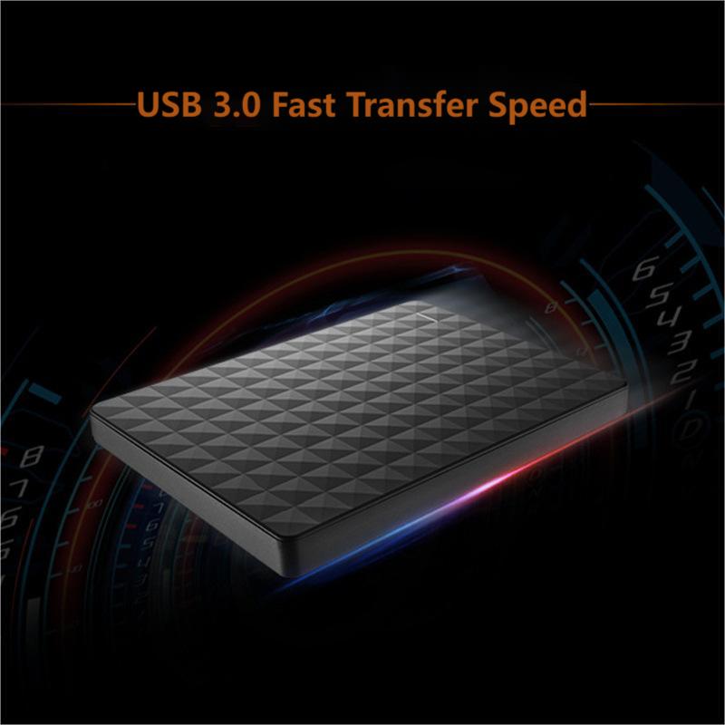 Ultrathin Portable Hard Drive 10TB - Large Capacity & USB 3.0
