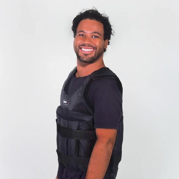 Unisex 110-Pound Adjustable Exercise Weighted Vest for Training