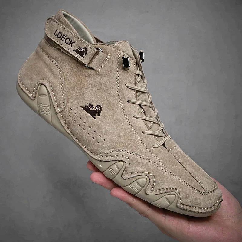 Unisex Barefoot Shoes in Leather – Ultralight and Slip-Resistant