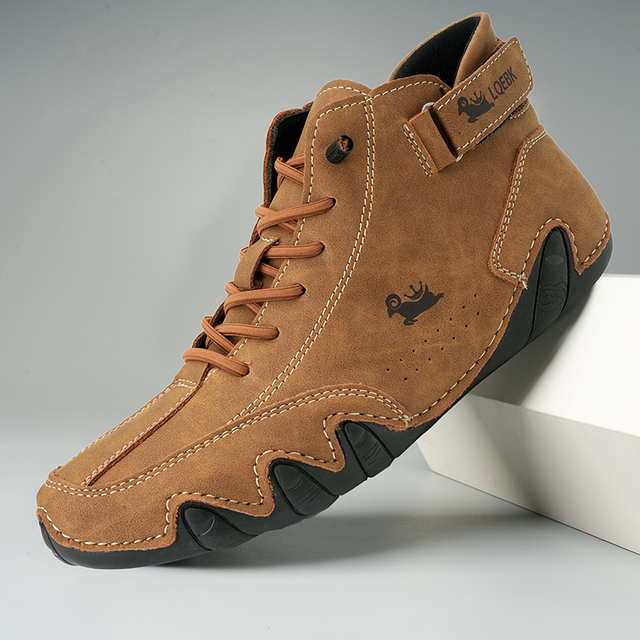 Unisex Barefoot Shoes in Leather – Ultralight and Slip-Resistant