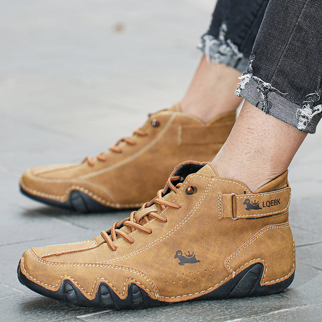 Unisex Barefoot Shoes in Leather – Ultralight and Slip-Resistant