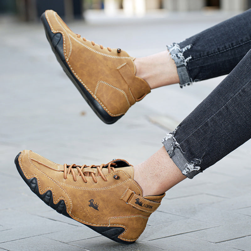 Unisex Barefoot Shoes in Leather – Ultralight and Slip-Resistant