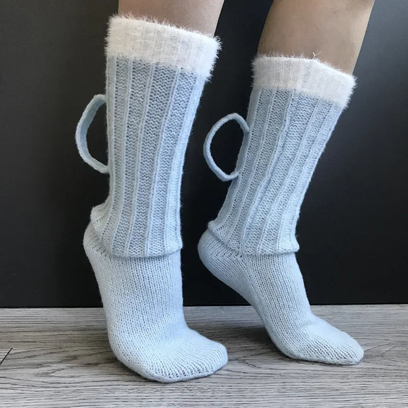 Unisex Beer Mug Design Socks – Oktoberfest Foam Socks