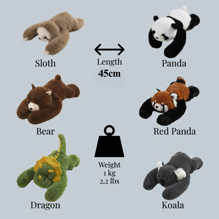 Unisex CalmCuddle Relaxing Plush Clamp – Stress Relief & Focus