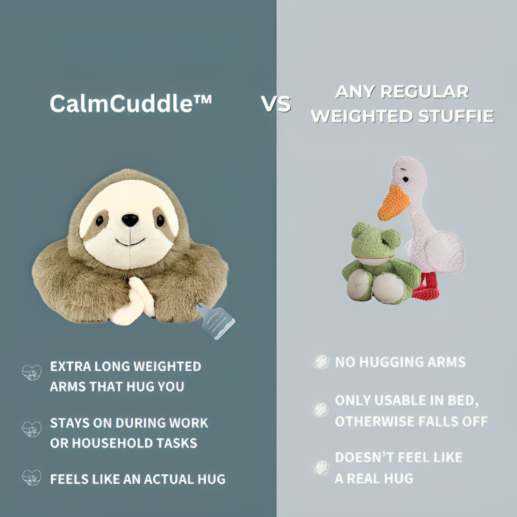 Unisex CalmCuddle Relaxing Plush Clamp – Stress Relief & Focus