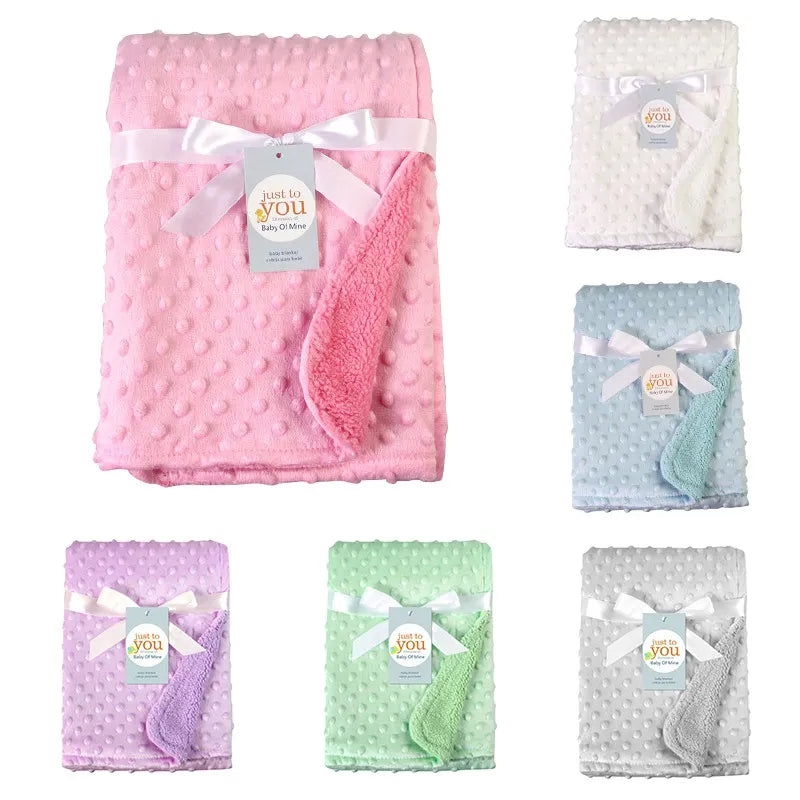 Unisex Double Layer Cotton Baby Blanket
