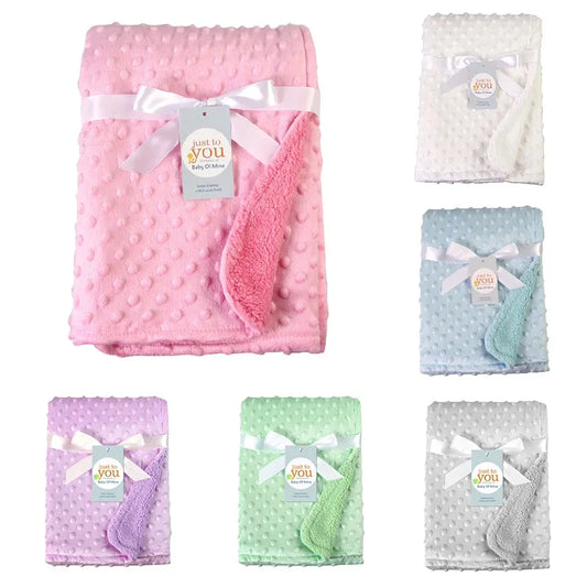 Unisex Double Layer Cotton Baby Blanket