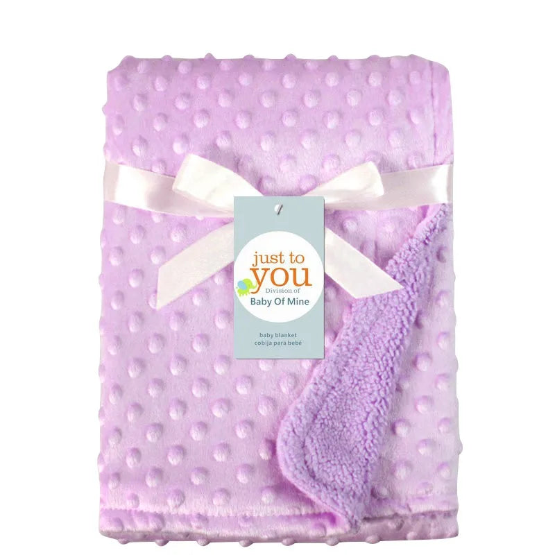 Unisex Double Layer Cotton Baby Blanket