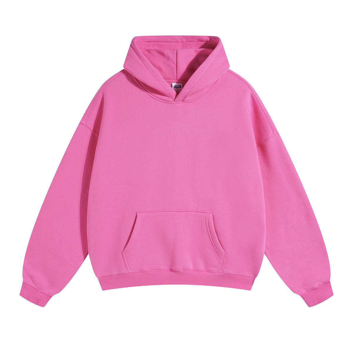 Unisex Loose-Fit Organic Cotton Hoodie with Kangaroo Pocket