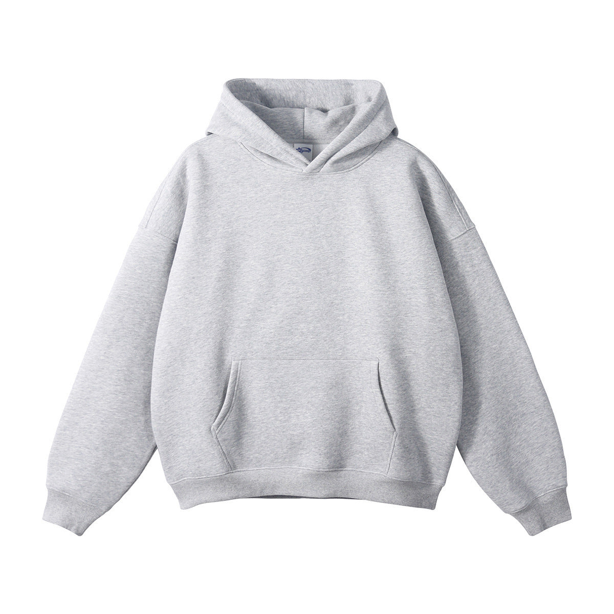 Unisex Loose-Fit Organic Cotton Hoodie with Kangaroo Pocket