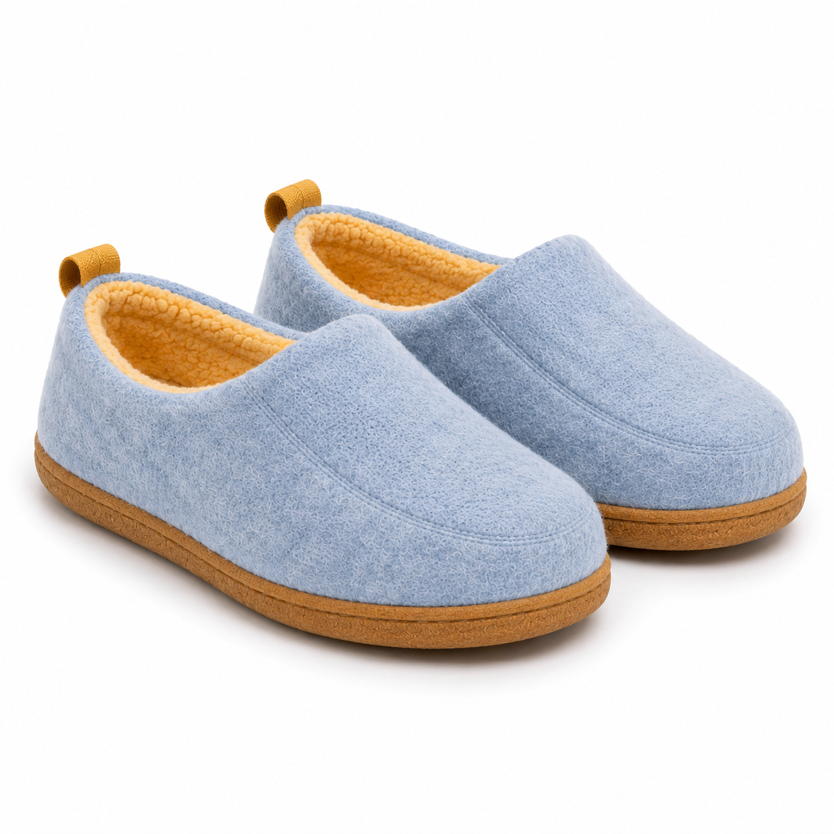 Unisex Orthopedic Indoor Slippers with Hard Sole and Fleece Support