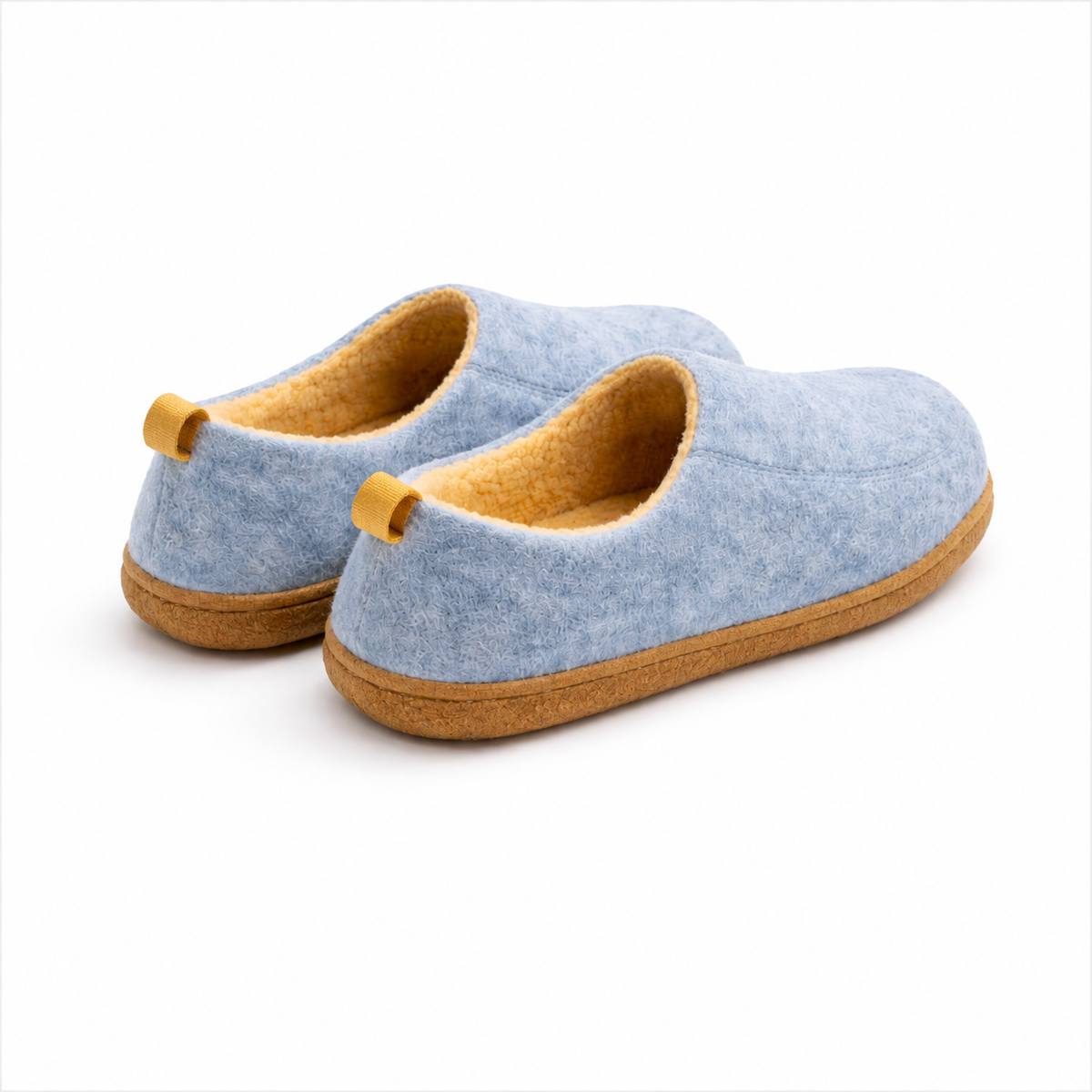 Unisex Orthopedic Indoor Slippers with Hard Sole and Fleece Support