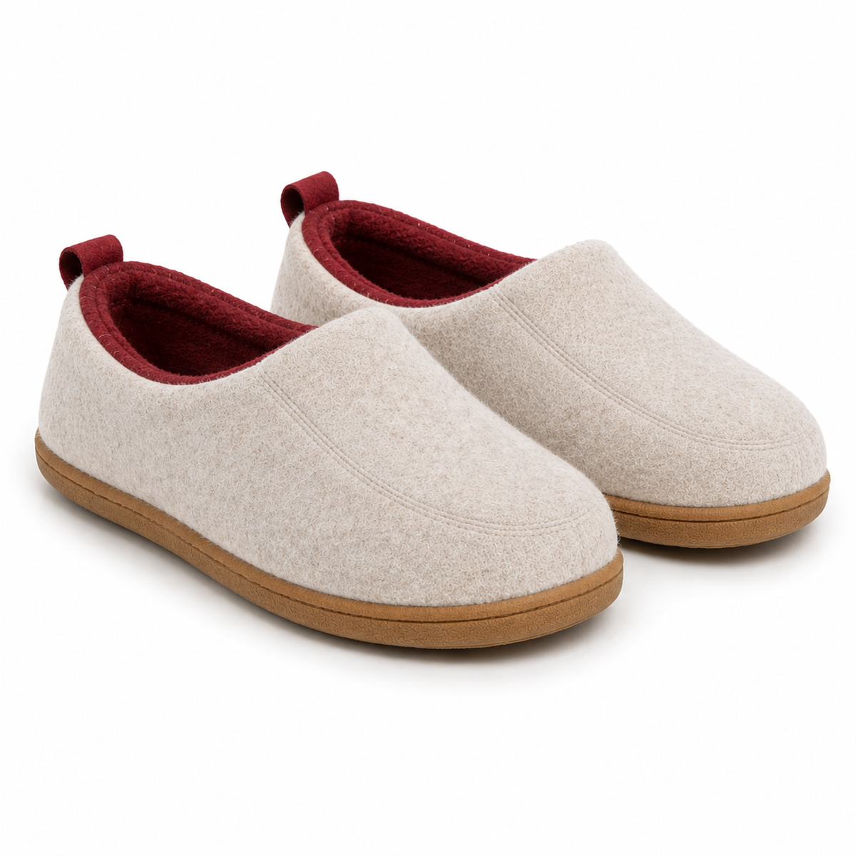 Unisex Orthopedic Indoor Slippers with Hard Sole and Fleece Support