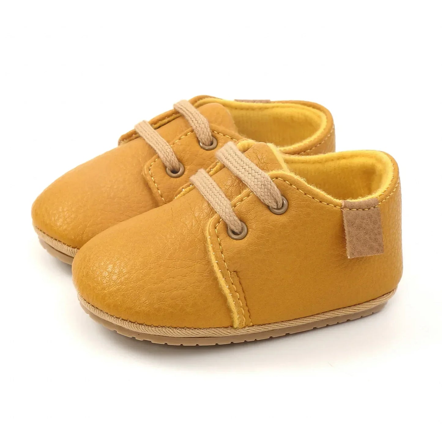 Unisex Retro Leather Baby Moccasins - Soft Sole Toddler Shoes