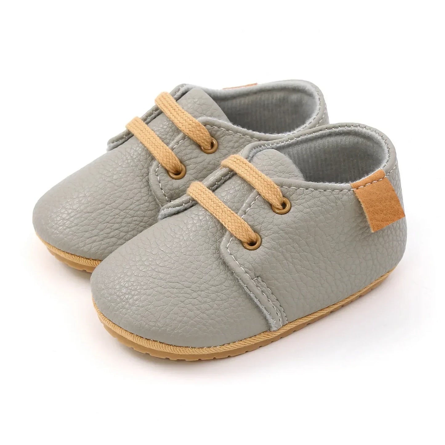 Unisex Retro Leather Baby Moccasins - Soft Sole Toddler Shoes