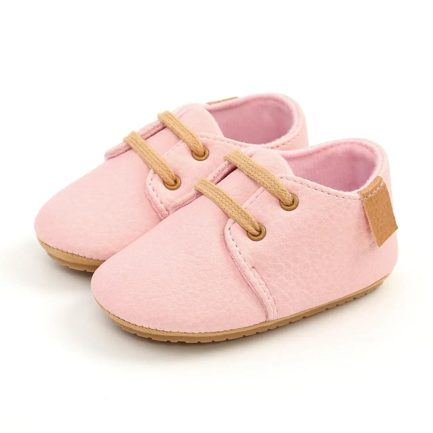 Unisex Retro Leather Baby Moccasins - Soft Sole Toddler Shoes