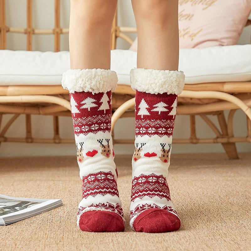 Unisex Slipper Socks with Non-Slip Soles – Warm and Cosy