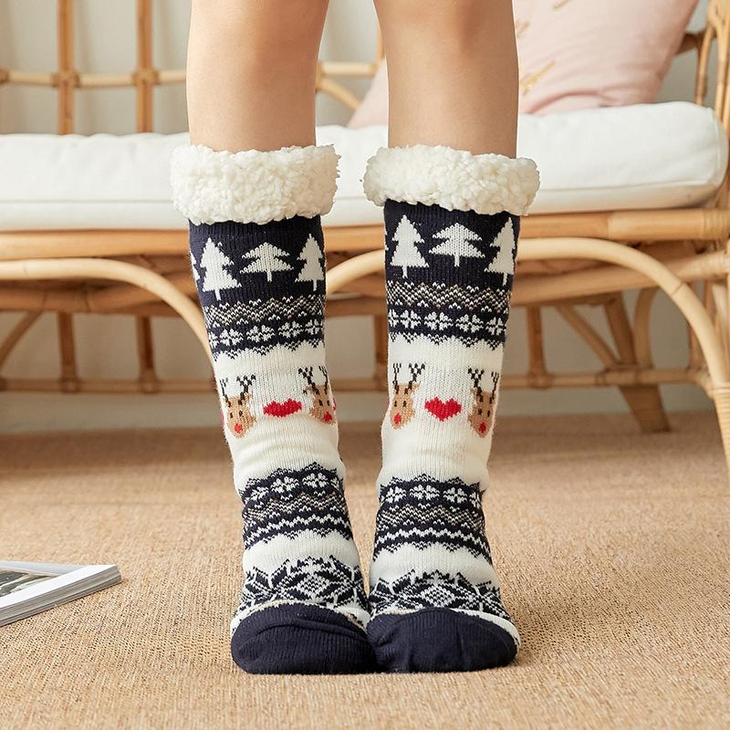 Unisex Slipper Socks with Non-Slip Soles – Warm and Cosy