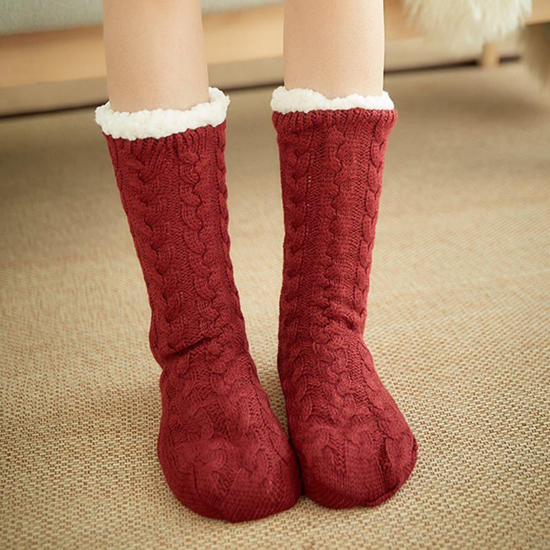 Unisex Slipper Socks with Non-Slip Soles – Warm and Cosy