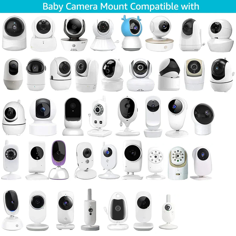 Universal Baby Monitor Holder with Flexible Arm