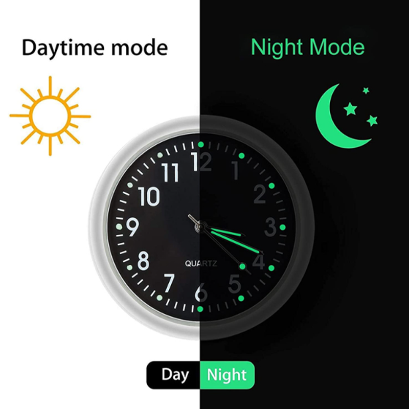Universal Car Dashboard Clock with Luminous Display