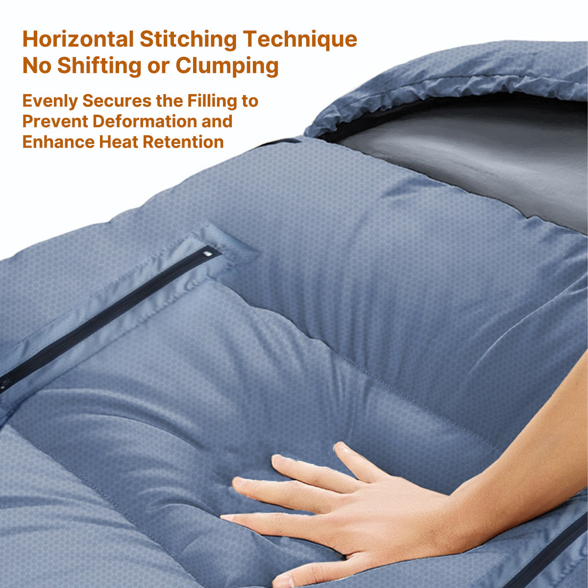 USB Heated Sleeping Bag for Winter Camping