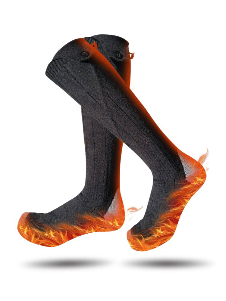 USB Heated Winter Socks, Warmth and Comfort for Winter Days, One Size, Cotton