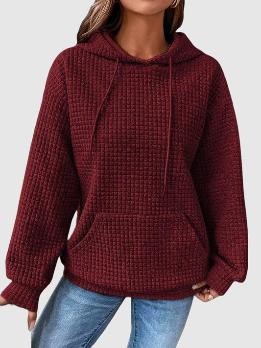 Image of Valerie | Women's Long Sleeve Pullover Hoodie