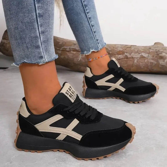 Image of Valerie | Women's Platform Lace-Up Sneakers