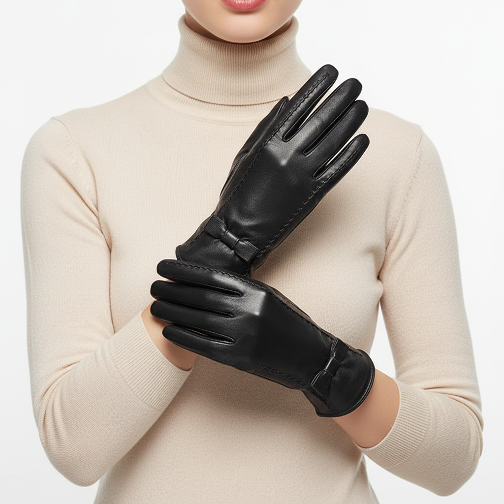 Vegan-Leather Gloves