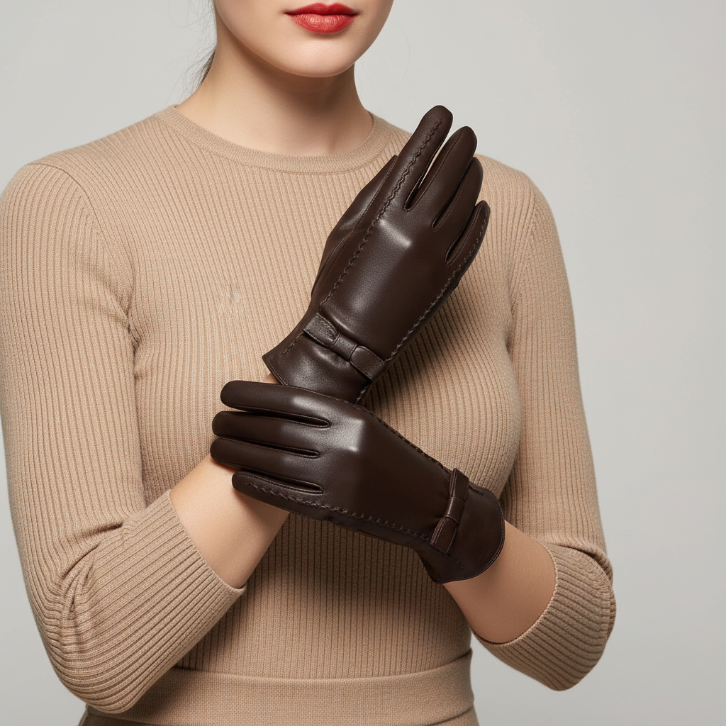 Vegan-Leather Gloves