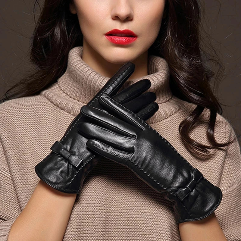 Vegan-Leather Gloves