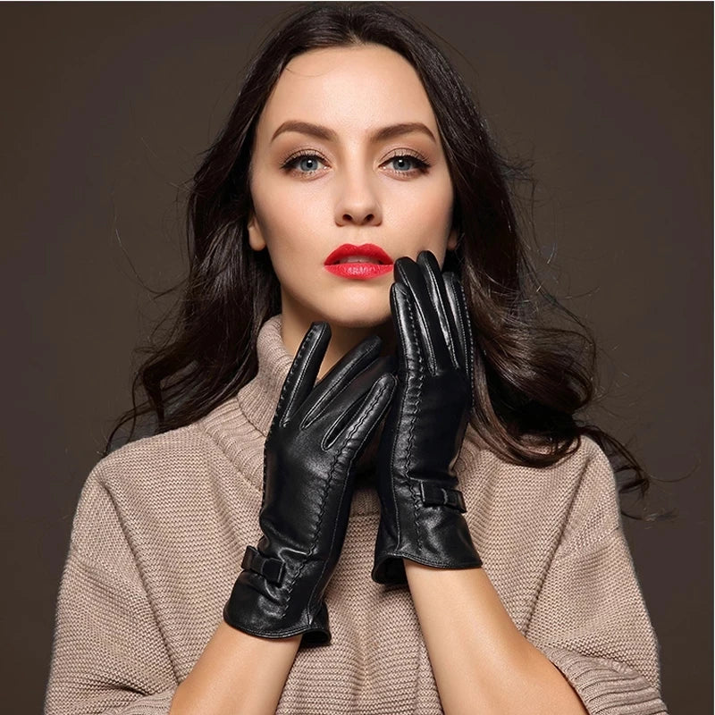 Vegan-Leather Gloves