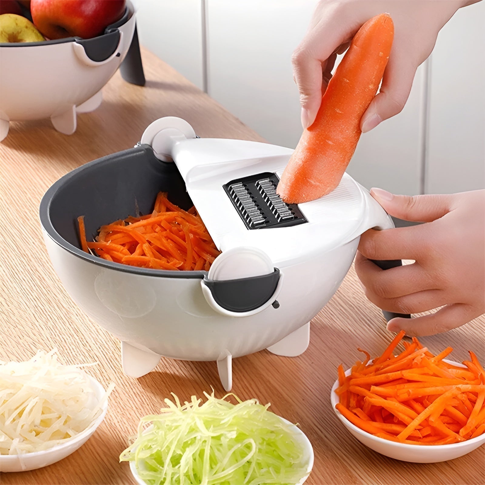 Vegetable Slicer | Cutting, Grating & Shredding | Multifunctional | VegEase